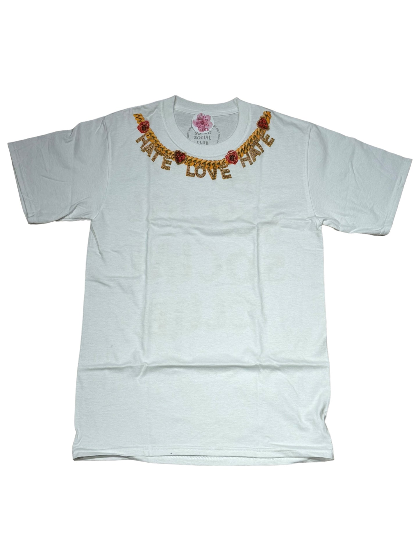 Anti Social Social Club love hate White Tee