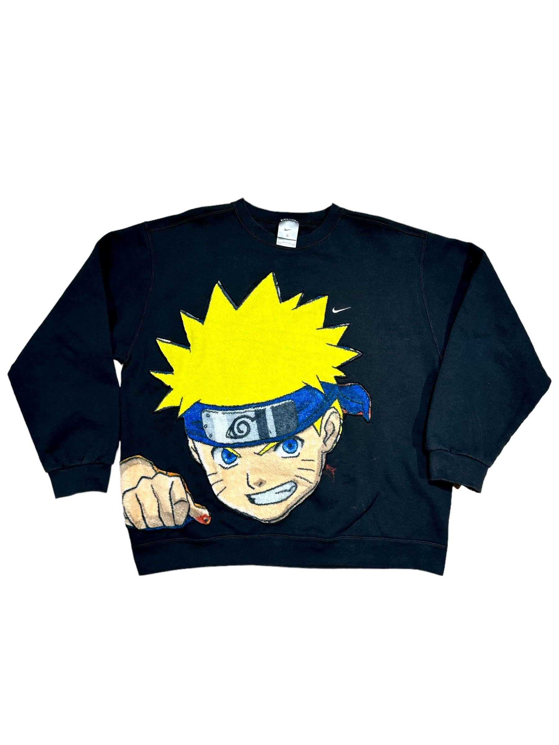 Nike Naruto Custom black crewneck